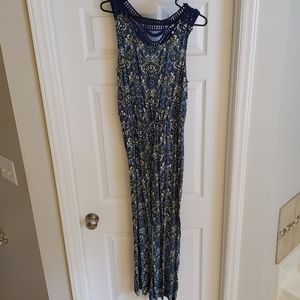 Lightweight printed jumpsuit